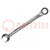 Wrench; combination spanner,with ratchet; 17mm