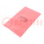 Beschermende zak; ESD; L: 254mm; W: 152mm; Thk: 75um; 100st; rosé