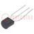Transistor: NPN; bipolaire; 40V; 1A; 0,625W; TO92