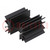 Heatsink: extruded; H; TO218,TO220,TO247; black; L: 41.9mm; 3.3°C/W