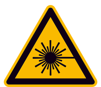 Modellbeispiel: Elektrokennzeichnung Warnschild, Warnung vor Laserstrahl (Art. 30.0201)