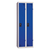 Vestiaire industrie propre - En kit - Bleu - 2 colonnes - Largeur 60cm