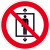 Verbotsschild - Verbotszeichen Personenbeförderung verboten, Folie Größe: 20,0 cm DIN EN ISO 7010 P027 ASR A1.3 P027