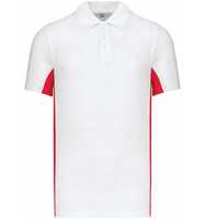 Cotton Classics-20.K232 Poloshirt Kariban Gr. 3XL white/red