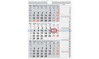 rido idé Wandkalender 3-Monatskalender Kombi Planer 3, 2025 (6250204)