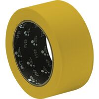 Produktbild zu Nastro adesivo da costruzione in PVC anti UV corrugato, giallo 30 mm x 33 m