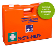 Erste-Hilfe-Koffer METALL Orange; Spezialfüllung