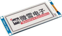 WAVESHARE 2.9INCH E-PAPER DISPLAY MODULE(B) V2,296X128 RESOLUTION 3.3V/5V E-INK ELECTRONIC PAPER SCREEN,RED BLACK WHITE THREE-CO