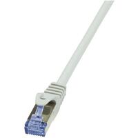 LogiLink Patchkabel CAT6A S/FTP AWG26 PIMF 0,50m grau