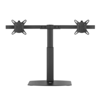 ACT Free standing gas spring dual monitor arm office, crossbar