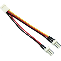 InLine Fan Adapter Y-Cable 3pin Molex female / 2x 3pin Molex male 100 pcs.