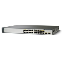 Cisco Catalyst C3750V224PSE, Refurbished Managed L2/L3 Fast Ethernet (10/100) Power over Ethernet (PoE) 1U Grey