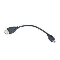 Gembird USB mini/USB 0.15m USB kábel 0,15 M USB 2.0 Mini-USB B USB A Fekete