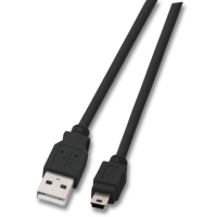 EFB Elektronik USB2.0 A / Mini B 1.5m USB Kabel 1,5 m USB A Mini-USB B Schwarz