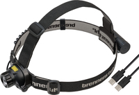 Brennenstuhl 1177310010 linterna Negro Linterna con cinta para cabeza LED