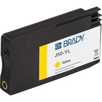 Brady J50-YL tintapatron Sárga