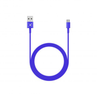 XLayer 214099 USB-kabel 1 m USB 2.0 Micro-USB A USB A Blauw