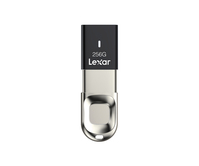 Lexar JumpDrive F35 USB flash drive 256 GB USB Type-A 3.2 Gen 1 (3.1 Gen 1) Zwart, Roestvrijstaal