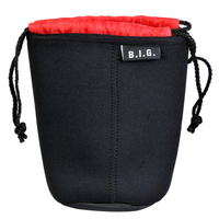 B.I.G. PS10 Étui Noir, Rouge Neoprene