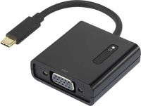 Renkforce RF-4472889 Videokabel-Adapter 0,15 m USB Typ-C VGA (D-Sub) Schwarz