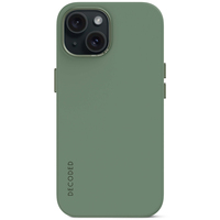 Decoded AntiMicrobial Silicone Backcover iPhone 15 Plus Sage Leaf mobiele telefoon behuizingen 17 cm (6.7") Hoes Groen