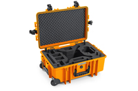 B&W 6700/O/DJI4P hoes voor cameradrones Hard case Oranje Polypropyleen (PP)