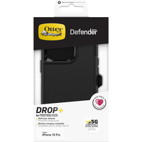 OtterBox Defender Case for iPhone 13 Pro, Shockproof, Drop Proof, Ultra-Rugged, Protective Case, 4x Tested to Military Standard, Black
