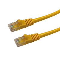 Videk Enhanced Cat5e Booted UTP RJ45 to RJ45 Patch Cable Gold 20Mtr