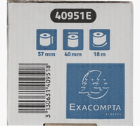 Exacompta 40951E thermal paper 18 m