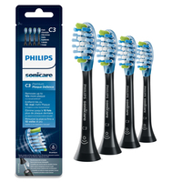 Philips C3 Premium Plaque Defence HX9044/33 4x Zwarte sonische opzetborstels