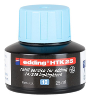 Edding HTK 25 ricarica per evidenziatori Azzurro 25 ml 1 pz