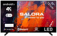 Salora 50UA550 tv 127 cm (50") 4K Ultra HD Smart TV Wifi Zwart 250 cd/m²