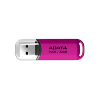 ADATA AC906-32G-RPP pamięć USB 32 GB USB Typu-A 2.0 Różowy, Przezroczysty