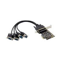 Microconnect MC-PCIE-AX99100 parallelle kabel Zwart