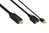 Alcasa HDMI-AD22 video kabel adapter 0,3 m HDMI Type A (Standaard) DisplayPort Zwart
