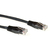 ACT 1.50m Cat6a UTP cable de red Negro 1,5 m U/UTP (UTP)