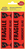 Avery 3050 etiket Rechthoek Permanent Zwart, Rood 10 stuk(s)