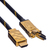 ROLINE GOLD HDMI High Speed Cable + Ethernet, 3D-Swivel 2 m cavo HDMI HDMI tipo A (Standard) Nero, Oro