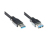Alcasa 2711-S005 USB Kabel 0,5 m USB 3.2 Gen 1 (3.1 Gen 1) USB A Schwarz