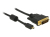 DeLOCK 83585 Videokabel-Adapter 1 m Micro-HDMI DVI-D Schwarz