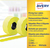 Avery YPLP1626 selbstklebendes Etikett Preisschild Dauerhaft Gelb