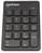 Manhattan Numeric Keypad, Wireless (2.4GHz), USB-A Micro Receiver, 18 Full Size Keys, Black, Membrane Key Switches, Auto Power Management, Range 10m, AAA Battery (included), Win...