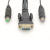 Belkin VGA & PS/2 KVM 3m cable para video, teclado y ratón (kvm) Negro