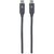 Manhattan 354899 USB-kabel USB 3.2 Gen 2 (3.1 Gen 2) 0,5 m USB C Zwart