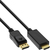 InLine DisplayPort zu HDMI Konverter Kabel, 4K/60Hz, schwarz, 2m