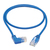Tripp Lite N204-S03-BL-RA Cable Ethernet (UTP) Delgado Moldeado Cat6 Gigabit (RJ45 en Ángulo Recto M a RJ45 M), Azul, de 0.91 m [3 pies]