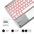 SUBBLIM Teclado Bluetooth Smart Backlit BT Keyboard Touchpad Silver