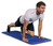 Schildkröt Fitness 960163 tapis de yoga Caoutchouc Bleu