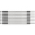 Brady SCN-05-1 soporte para manguito de identificación de conductor Negro, Blanco Nylon 300 pieza(s)