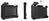 Brodit 241671 tartószerkezet Passzív tartó Táblagép/UMPC Fekete